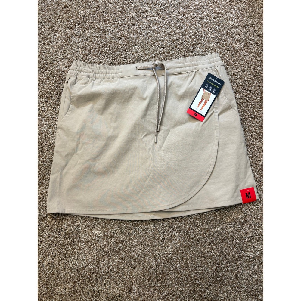 BRAND NEW Women's Eddie Bauer Beige Mini Skirt